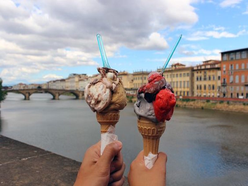 gelato em Florença