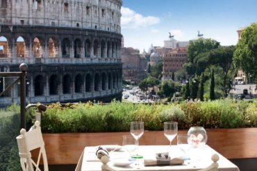 Aroma- restaurantes com vista em Roma