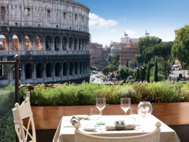 Aroma- restaurantes com vista em Roma