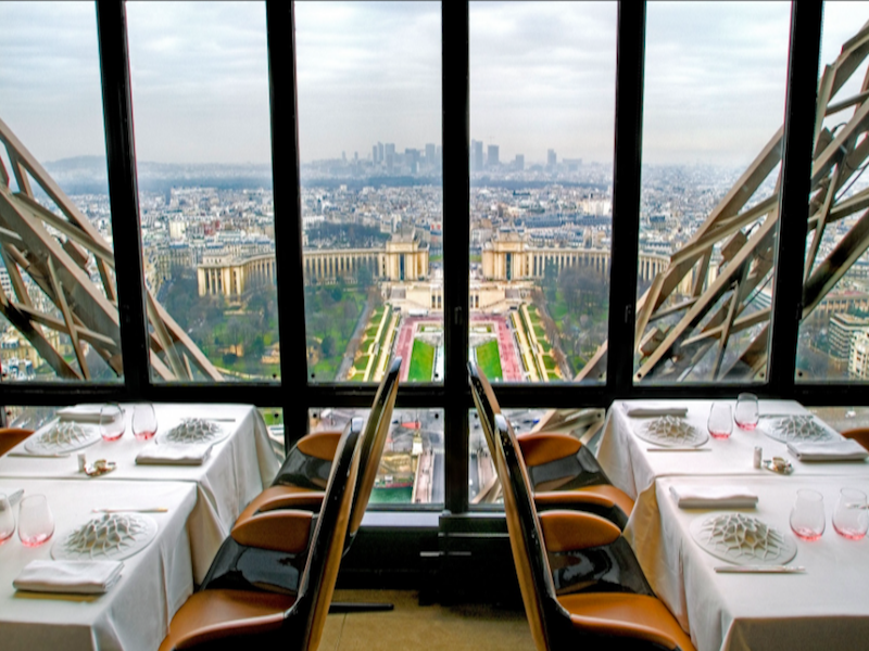 Le Jules Verne- restaurantes com vistas