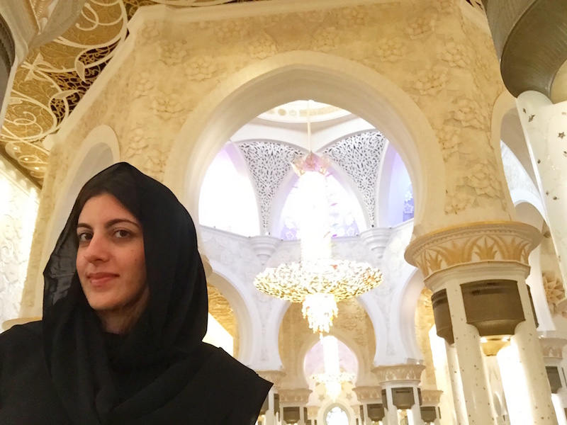 Sheikh Zayed- mesquita em Abu Dhabi