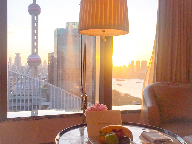 janela do quarto- Mandarin Oriental Pudong