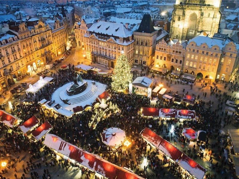 Praga- destinos de Natal da Europa