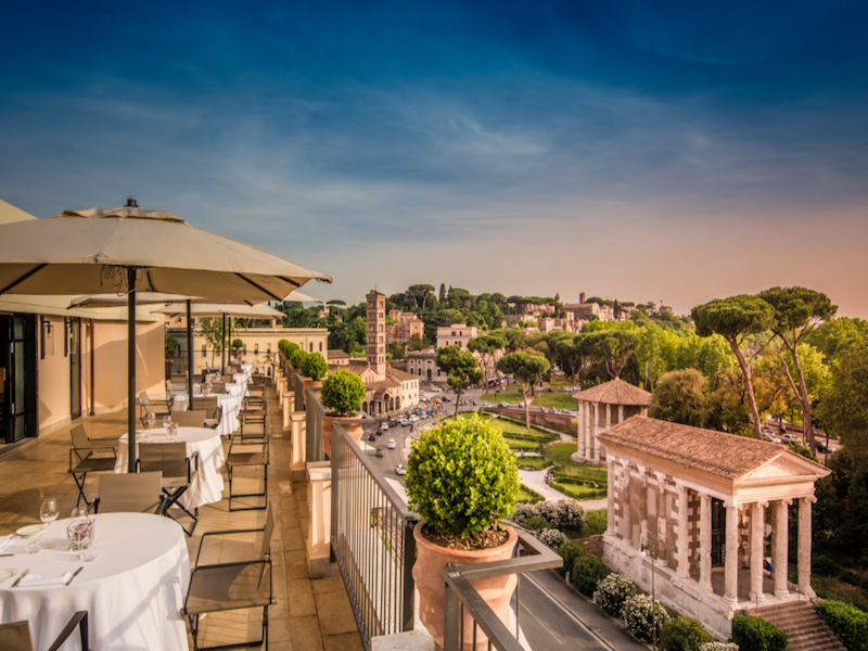 restaurantes com vista em Roma